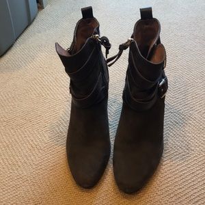 Louise et Cie Heeled Leather Suede Boots